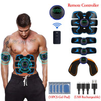 Stimulateur musculaire ,abdominal pour perte de poids, amincissant pour le corps avec télécommande,